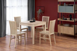 VIKO-design-TOP Étkezőgarnitúra asztal és négy szék Angel tölgy sonoma (VK0071-2023)