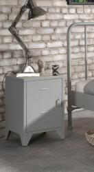 Vipack-belgium Gyerek éjjeliszekrény ipari formatervezésben Bronxx szürke (VP0036-2021)