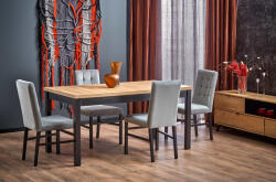 VIKO-design-TOP Étkezőgarnitúra kanapéasztal és négy szék Gino szürke (VK0085-2023)