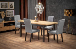 VIKO-design-TOP Étkezőgarnitúra kanapéasztal és négy szék Carlos grey (VK0080-2023)