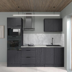 PRS-FRANCE Anna kis konyhabútor, sötétszürke (PRS00145-2025)