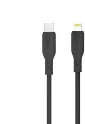 Choetech Cablu USB-A - Lightning Choetech XAL-0002, silicon, negru (CABLE-USB/LIGH-XAL-0002/1BK-CH)