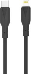 Choetech Cablu-USB-C-Lightning-Choetech-XAL-0002, -silicon, -negru (CABLE-USB/LIGH-XAL-0002/1BK-CH)