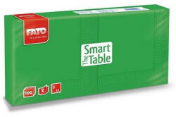 FATO Szalvéta 25x25cm smaragdzöld 2 rétegű 100 lap/csomag
