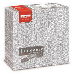 FATO Airlaid szalvéta 40x40cm Mosaic silver 50 lapos - shopbazis