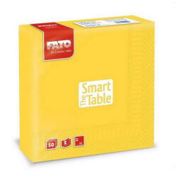 FATO Szalvéta 33x33cm citromsárga 2 rétegű 50 lap/csomag - shopbazis