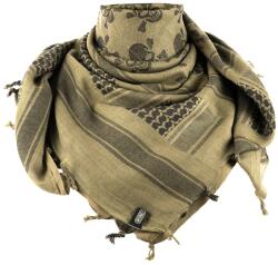 M-Tac Eșarfă de protecție tip Arafat M-Tac Shemagh Pirate Skull - Olive/Black