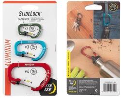 Nite Ize Carabine Nite Ize SlideLock Aluminu Combo - 3 buc
