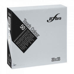 INFIBRA Szalvéta 33x33cm szürke 2 réteg 50 lap/csomag - shopbazis