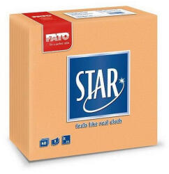 FATO Sztár szalvéta 2 rétegű 38x38cm barack 40 szál/csomag