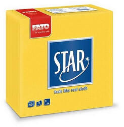 FATO Sztár szalvéta 2 rétegű 38x38cm citromsárga 40 szál/csomag