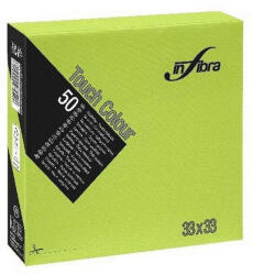 INFIBRA Szalvéta 33x33cm almazöld 2 réteg 50 lap/csomag - shopbazis