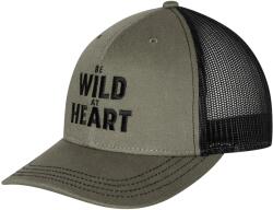 Fjord Nansen Șapcă Fjord Nansen Trucker Cap Be Wild At Heart - Olive/Black