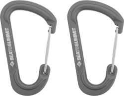 Sea to Summit Carabină Sea To Summit Large Accessory Carabiners 2 buc. - Titanium Grey