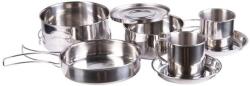 Mil-Tec Set de vase Mil-Tec Stainless Steel Cook - 8 elemente