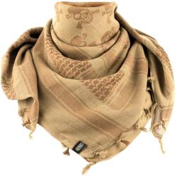 M-Tac Eșarfă de protecție tip Arafat M-Tac Shemagh Pirate Skull - Coyote/Brown