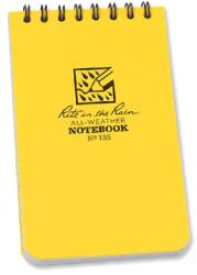Rite in the rain Carnet impermeabil Rite in the Rain 3x5" - Yellow