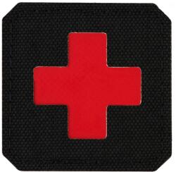 M-Tac Patch - emblemă medicală M-Tac Medic Cross Laser Cut - Black/Red