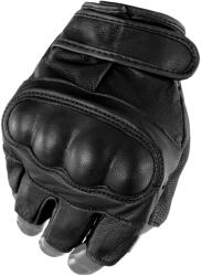Mil-Tec Mănuși tactice fără degete Mil-Tec Leather - Black