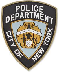 101 Inc Patch - emblemă 101 Inc. 3D NYC Police Department
