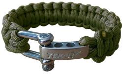 Texar Brățară Paracord Texar - sistem de închidere cu cataramă - Olive