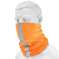 Buff Eșarfă de protecție Buff Safety Original Ecostretch Reflective - Orange Fluor