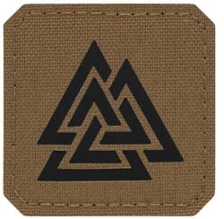 M-Tac Patch - emblemă M-Tac Valknut Laser Cut - Coyote/Black