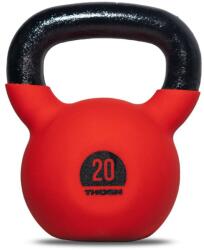 THORN+fit Ganteră Kettlebell din fontă Thorn+Fit 20 kg cu înveliș din cauciuc