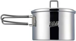 Esbit Oală turistică cu capac Esbit Round Camping Pot stainless - 1, 6 l
