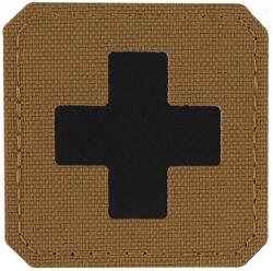 M-Tac Patch - emblemă medicală M-Tac Medic Cross Laser Cut - Coyot/Black