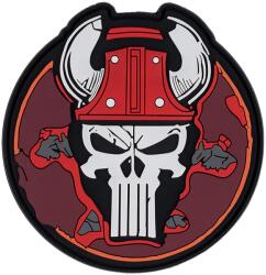 101 Inc Patch 101 Inc. 3D PVC Punish Skull Bull