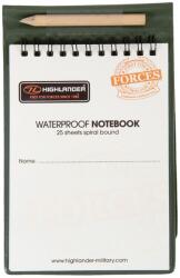 Highlander Carnet impermeabil Highlander Forces 150 x 105 mm