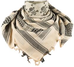M-Tac Eșarfă de protecție tip Arafat M-Tac Shemagh Pirate Skull - Coyote/Black