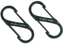 Nite Ize Carabină Nite Ize S-Biner 1 2Pack - Black