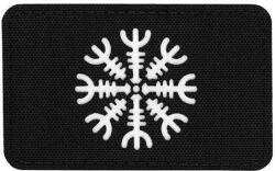 M-Tac Patch - emblemă fluorescentă M-Tac Casca groazei, orizontală Laser Cut - Black/GID