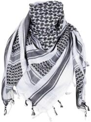 MFH Eșarfă de protecție tip Arafat MFH Shemagh - Black/White