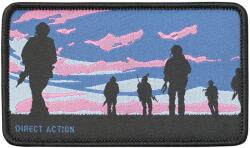 Direct Action Patch - emblemă Direct Action Sunset - Black