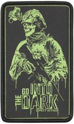 Direct Action Patch - emblemă Direct Action Into The Dark - Black