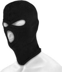 Mil-Tec Cagulă Mil-Tec Fine-Ribbed cu 3 orificii - Black