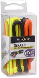 Nite Ize Benzi elastice multifunționale Nite Ize Gear Tie 6" Pro Pack Assorted 12Pack GTPP6-A1-R8