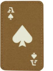 M-Tac Patch - emblemă fluorescentă M-Tac Ace Of Spades Laser Cut - Coyote/GID