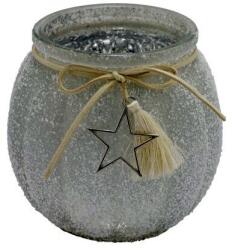 Gehlmann Havas üveg mécsestartó csillagdísszel, 11, 5x11, 5x11cm (ZV-4__44924722316)