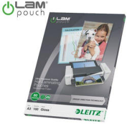 Leitz Meleglamináló fólia, 80 mikron, A3, fényes, UDT technológiával (E74850000) (E74850000)