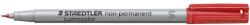 STAEDTLER Lumocolor 311 S alkoholmentes OHP marker, 0.4 mm, piros (TS3112)