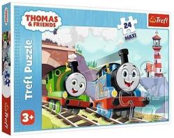 Trefl 24 db-os Maxi puzzle - Thomas és barátai - Thomas és Percy a pályán (14354) (14354)