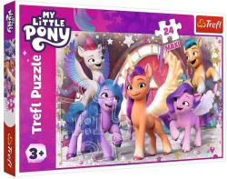 Trefl 24 db-os Maxi puzzle - My Little Pony - Vidám pónik napja (14355) (14355)