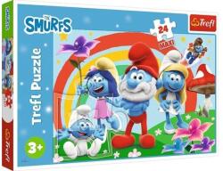 Trefl 24 db-os Maxi puzzle - Hupikék Törpikék (14374) (14374)