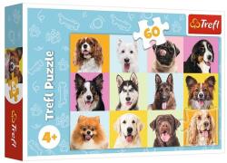 Trefl 60 db-os puzzle - Aranyos kutyák (17374) (17374)