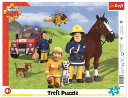 Trefl 25 db-os keretes puzzle - Sam a tűzoltó - Mindig őrségben (31393) (31393)