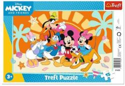 Trefl 15 db-os keretes puzzle - Mickey egér és barátai (31433) (31433)